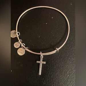Alex and Ani cross bangle